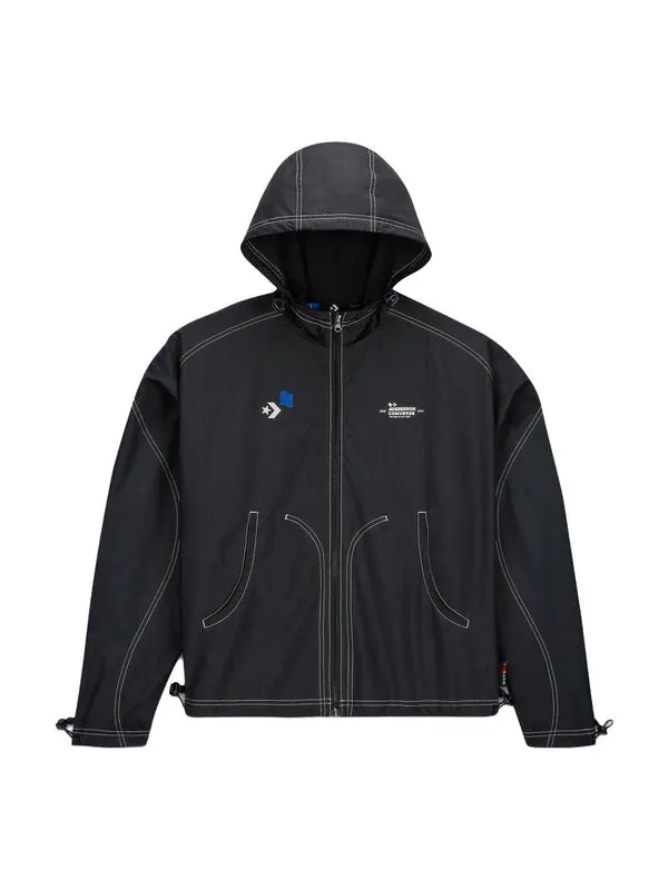 Куртка x ader error shapes light jacket 'black' Converse — изображение 1 из 2, черный