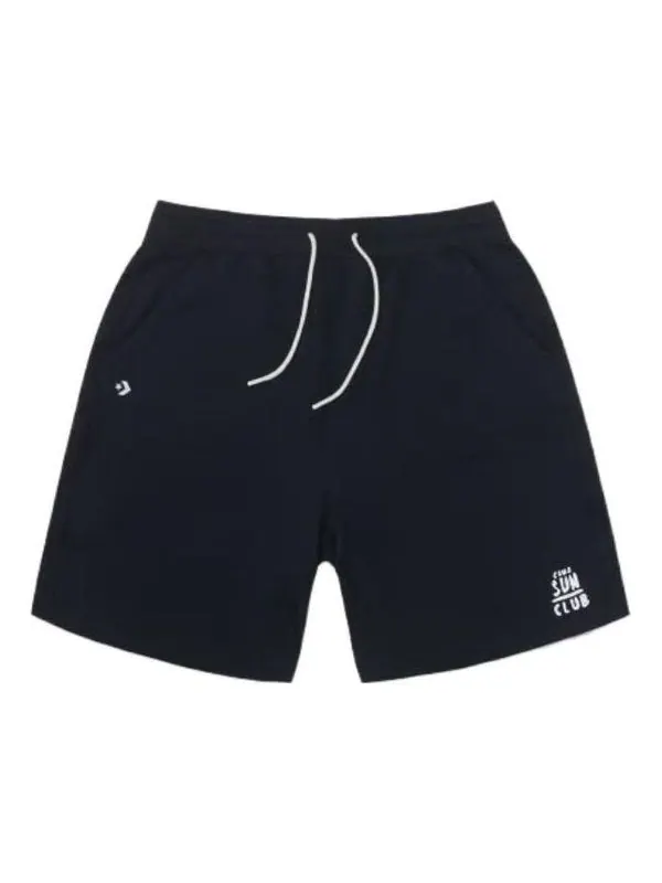 Шорты sun club drawstring shorts 'black' Converse — изображение 1 из 2, черный