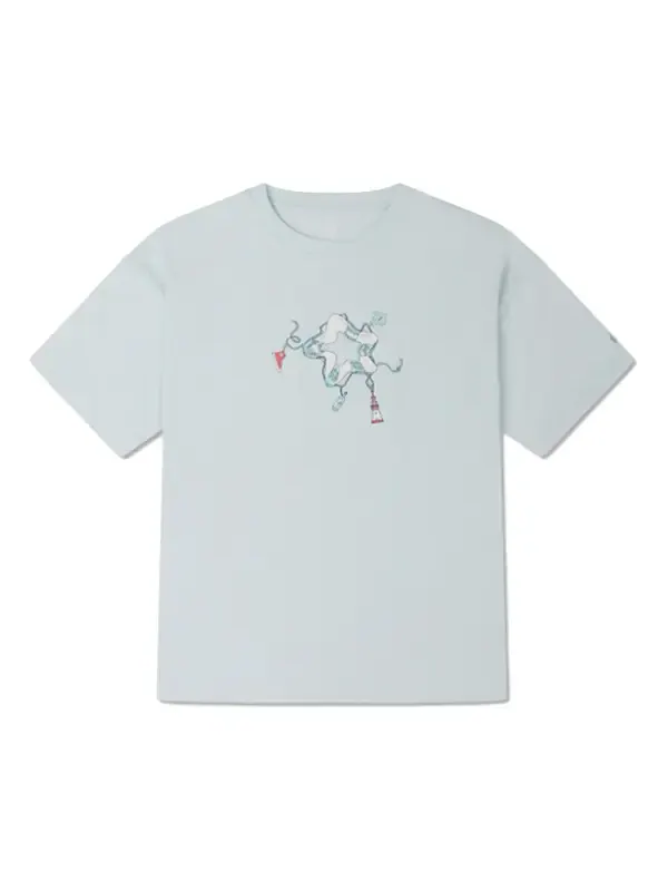 Футболка nautical tee 'ocean blue' Converse — изображение 1 из 1, синий