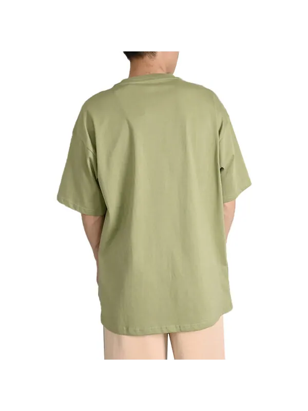 Футболка pocket logo t-shirt 'army green' Converse — изображение 4 из 4, зеленый