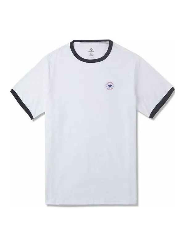 Футболка ringer short sleeve tee 'white' Converse — изображение 1 из 1, белый