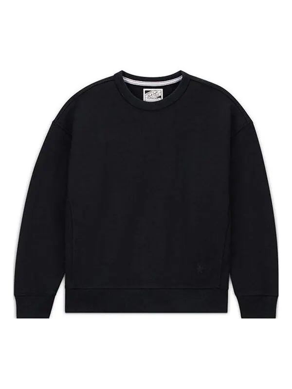 Свитер gold standard crew sweatshirt 'black' Converse