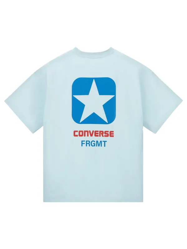 Футболка x fragment tee 'corydalis blue' Converse — изображение 2 из 2, синий