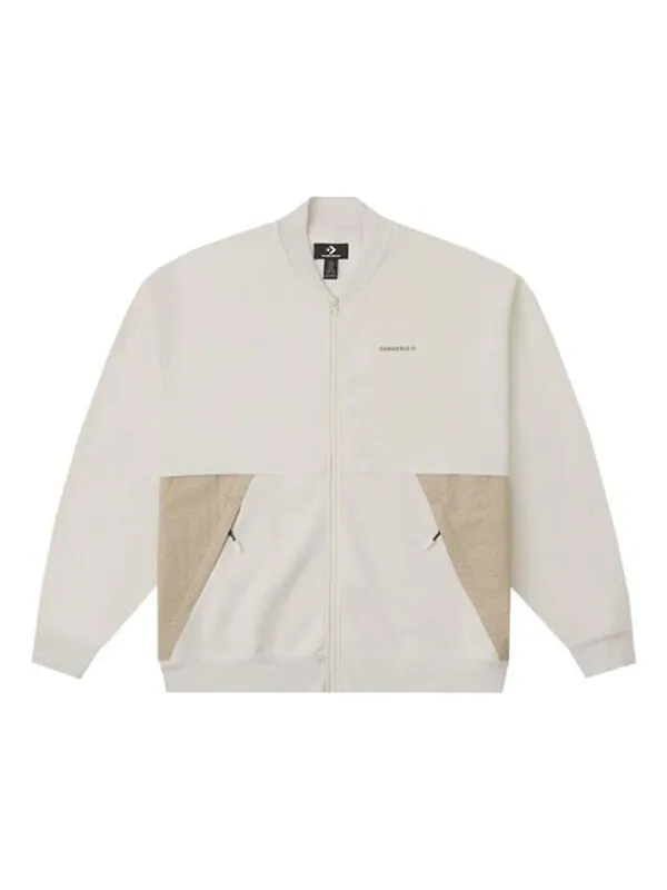 Куртка wordmark bomber jacket 'beige' Converse — изображение 1 из 2, бежевый