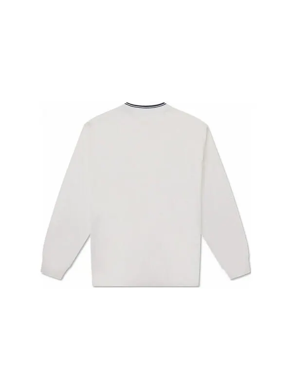 Футболка retro chuck long sleeve slub pocket t-shirt 'white' Converse — изображение 2 из 2, белый