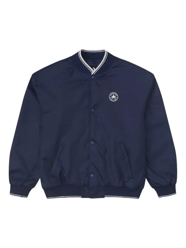Куртка logo baseball jacket 'navy' Converse — изображение 1 из 1, темно-синий