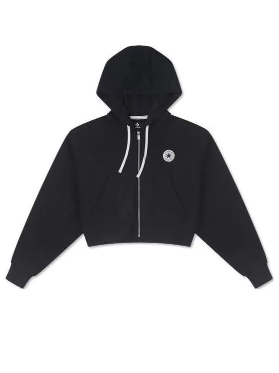 Толстовка retro chuck hoodie 'black' Converse — изображение 1 из 2, черный