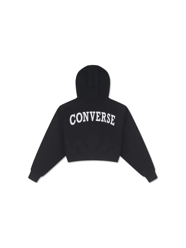 Толстовка retro chuck hoodie 'black' Converse — изображение 2 из 2, черный