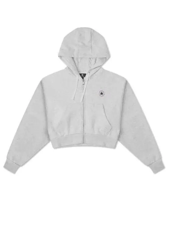 Толстовка retro chuck hoodie 'lt retro grey heather' Converse — изображение 1 из 2, серый