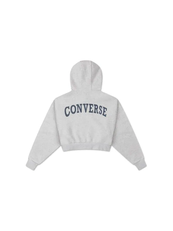 Толстовка retro chuck hoodie 'lt retro grey heather' Converse — изображение 2 из 2, серый