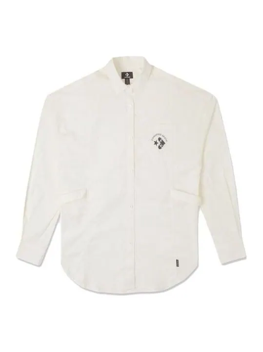 Рубашка (WMNS) Converse Skateboard Shirt 'White'