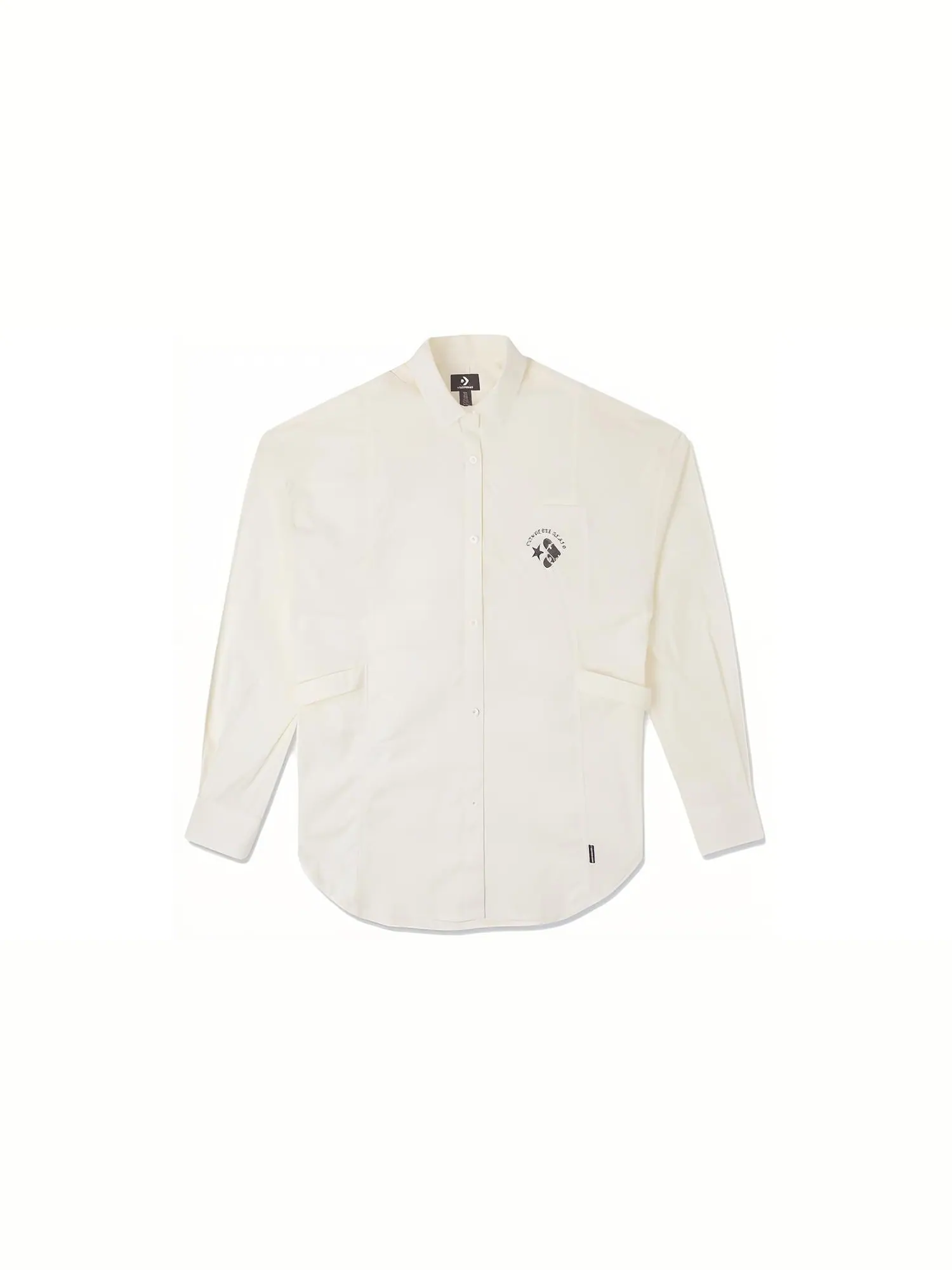 Рубашка (WMNS) Converse Skateboard Shirt 'White' — изображение 2 из 2, белый