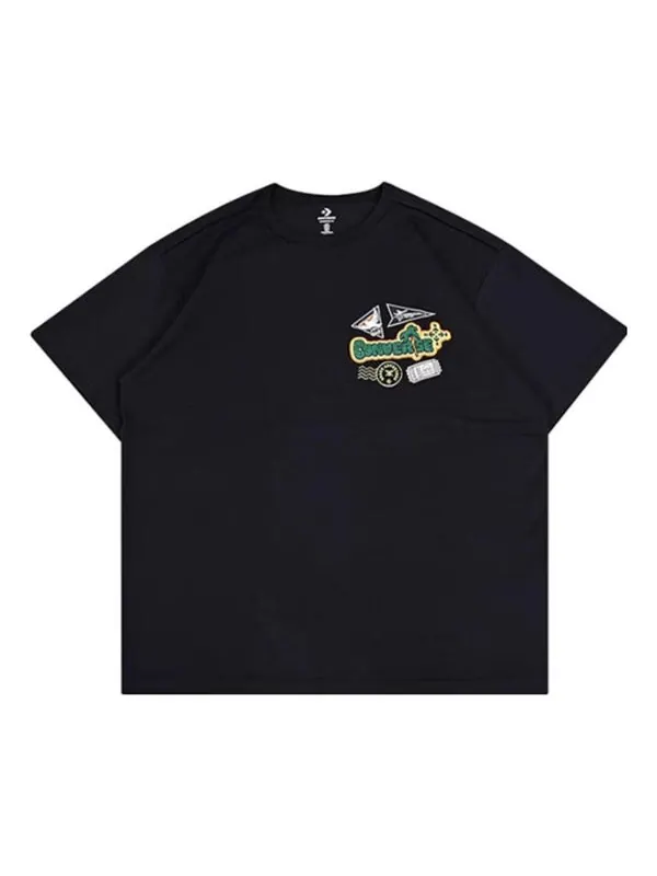 Футболка city escape tee 'black' Converse — изображение 1 из 2, черный