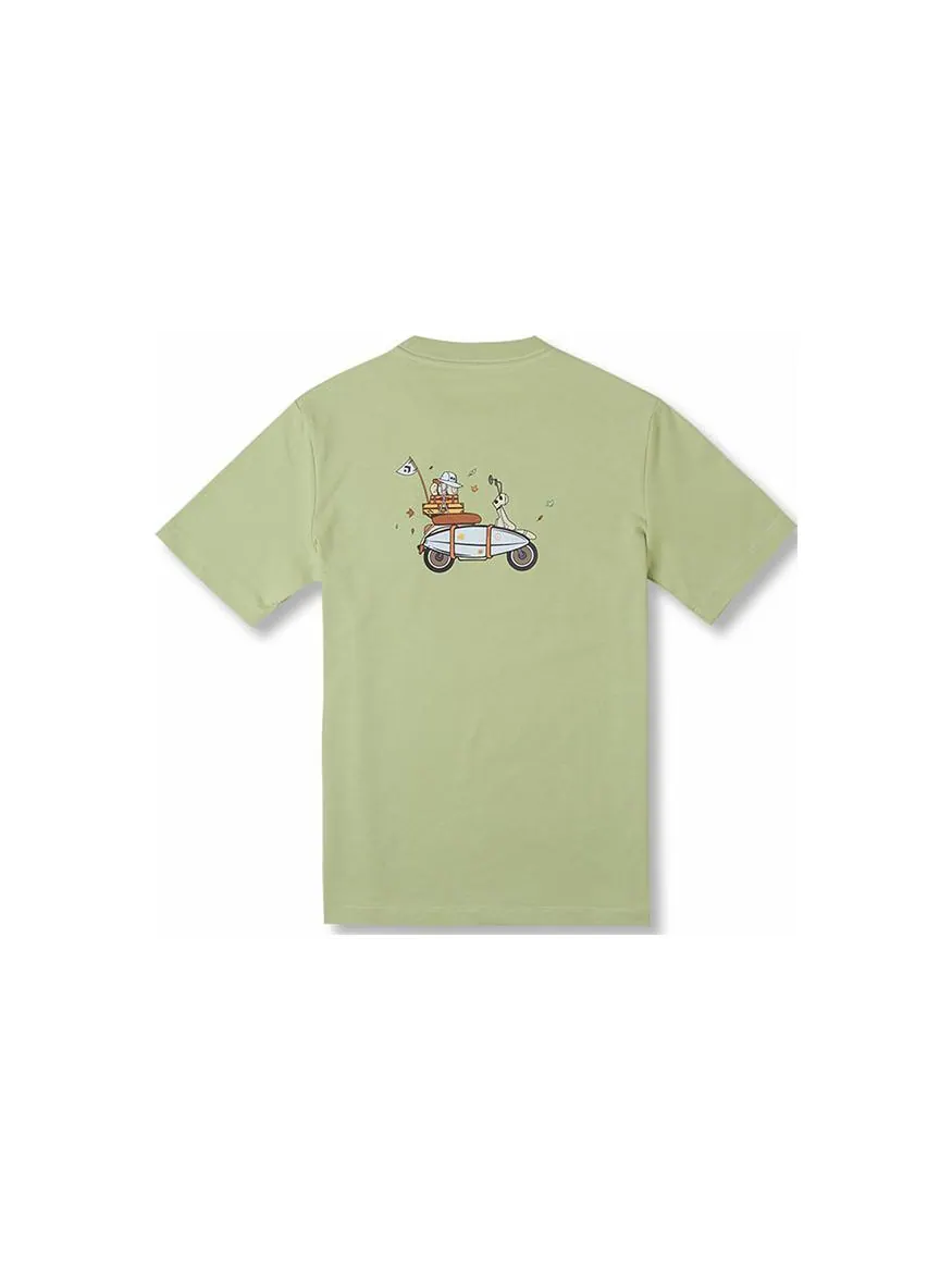 Футболка (WMNS) Converse City Escape Tee 'Light Geen' — изображение 2 из 2, зеленый