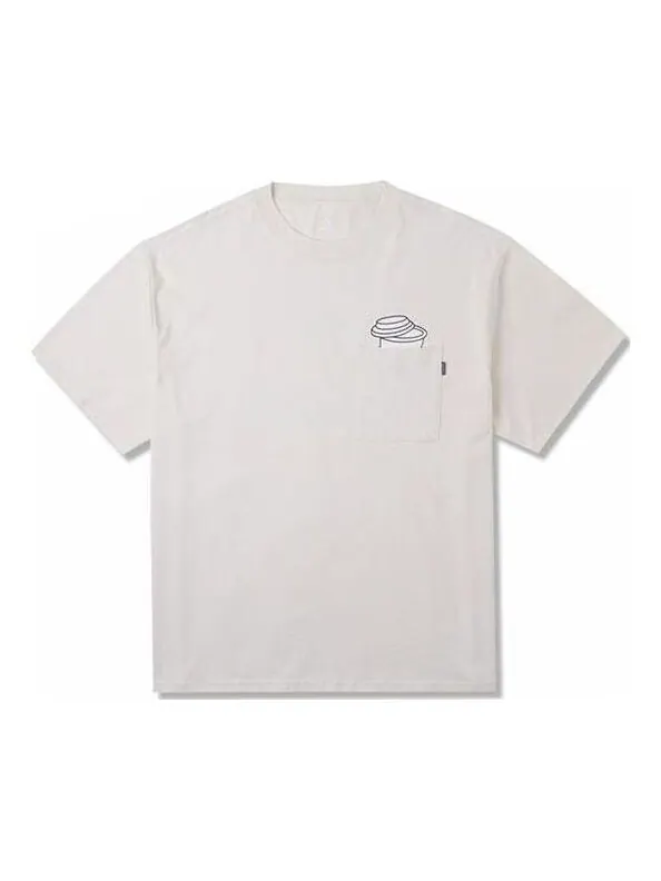 Футболка skateboard pocket tee 'beige' Converse — изображение 1 из 2, бежевый