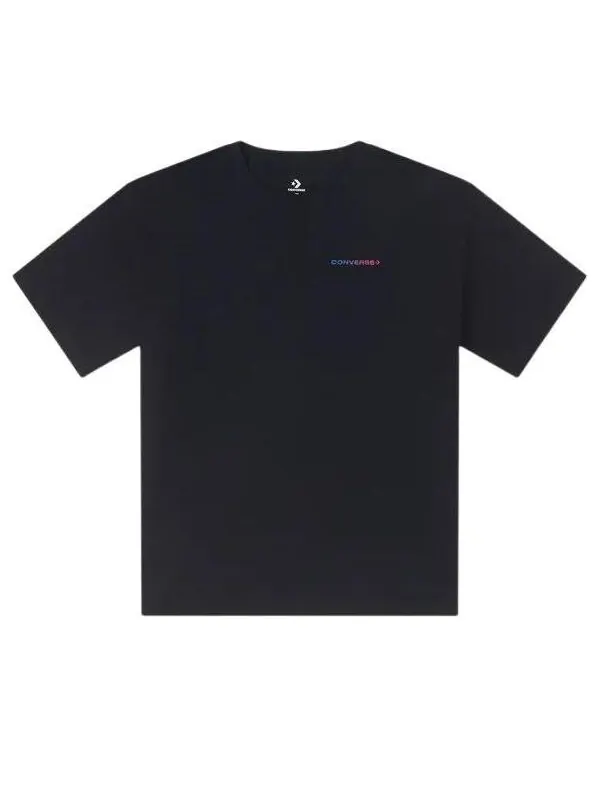 Футболка soundwaves t-shirt 'black' Converse — изображение 1 из 2, черный