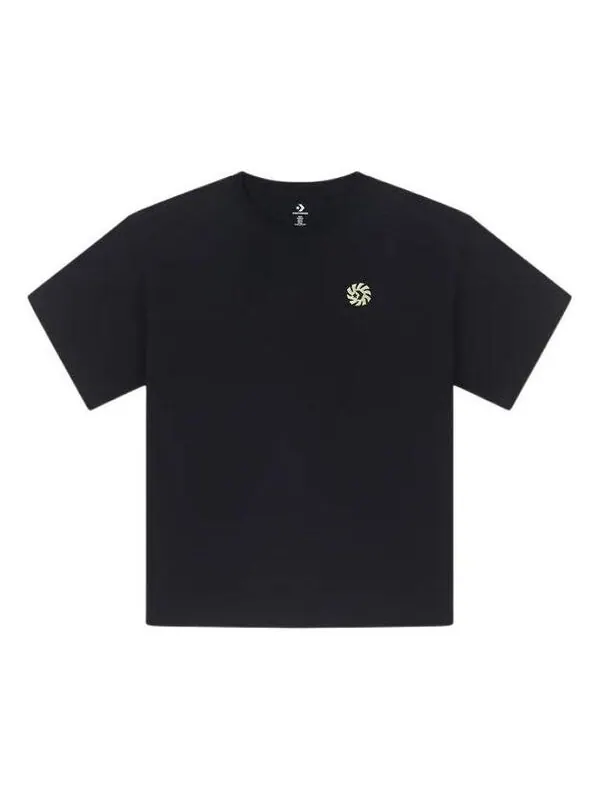 Футболка festival vibe t-shirt 'black' Converse — изображение 1 из 2, черный
