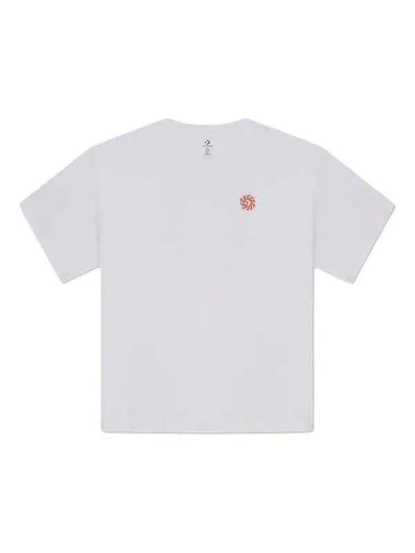 Футболка festival vibe t-shirt 'white' Converse — изображение 1 из 2, белый