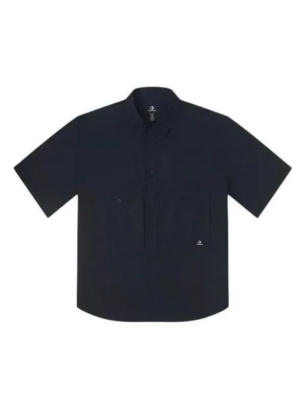 Рубашка wordmark utility shirt 'black' Converse — изображение 1 из 2, черный