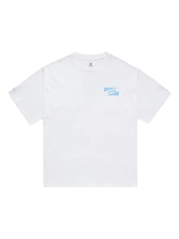 Футболка x awake ny jersey t-shirt 'white' Converse — изображение 1 из 1, белый