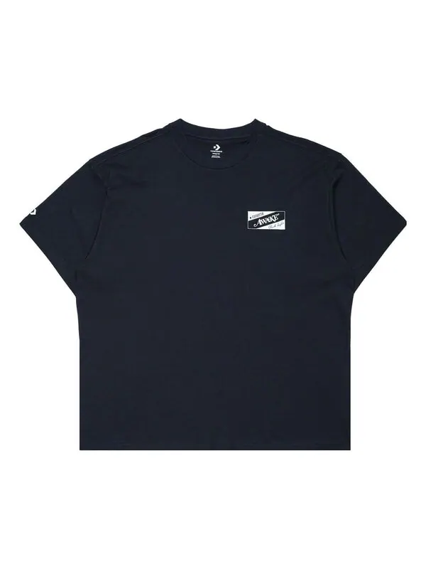 Футболка x awake ny short-sleeve tee 'black' Converse — изображение 1 из 2, черный