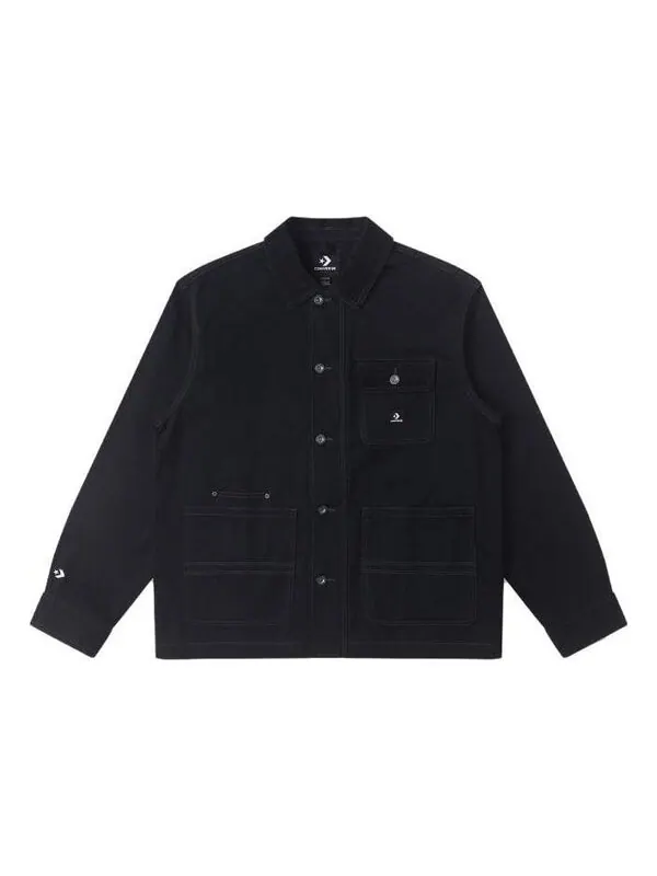 Куртка skate jacket 'black' Converse — изображение 1 из 2, черный