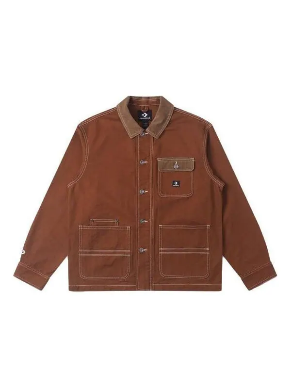 Куртка skate jacket 'brown' Converse — изображение 1 из 2, коричневый