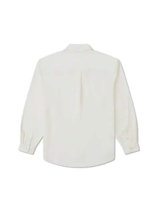 Рубашка yotd woven shirt 'white' Converse — изображение 2 из 2, белый