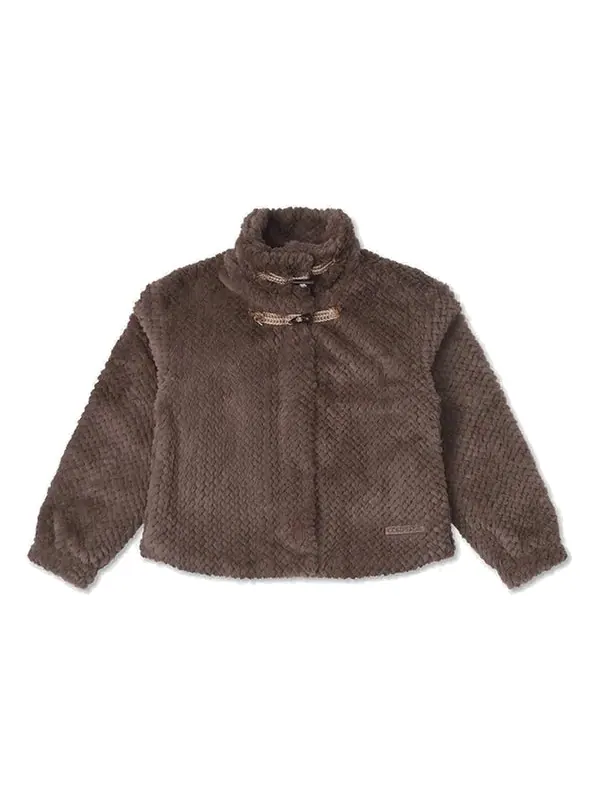 Куртка yotd furry jacket 'brown' Converse — изображение 1 из 2, коричневый