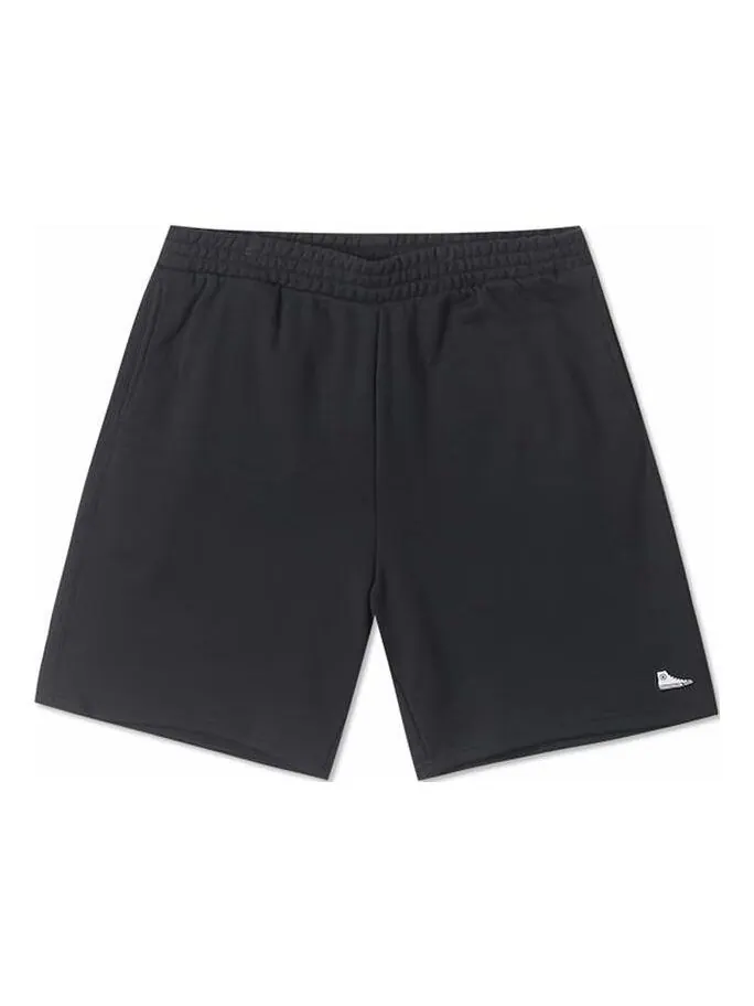 Спортивные шорты Converse Sneaker Patch Solid Shorts 'Black' — изображение 1 из 2, черный