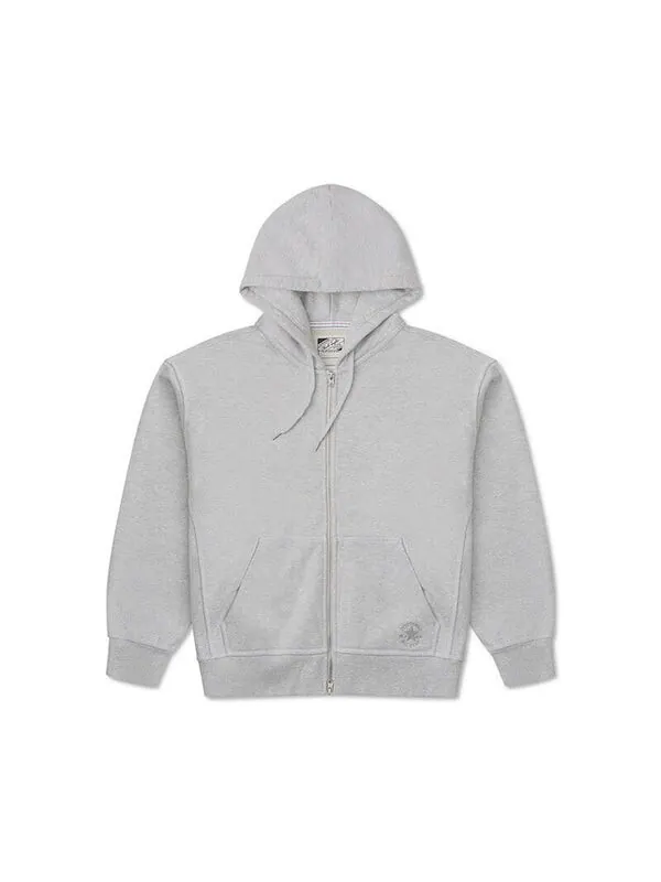 Куртка classic retro sports jacket 'light grey' Converse — изображение 1 из 2, серый