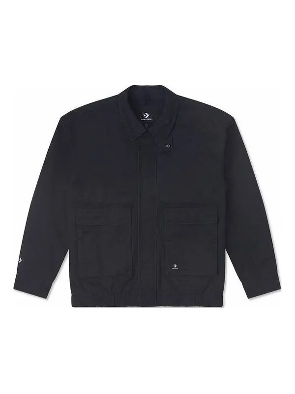 Куртка transitional jacket 'black' Converse — изображение 1 из 4, черный