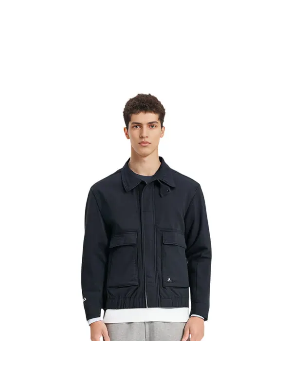 Куртка transitional jacket 'black' Converse — изображение 4 из 4, черный
