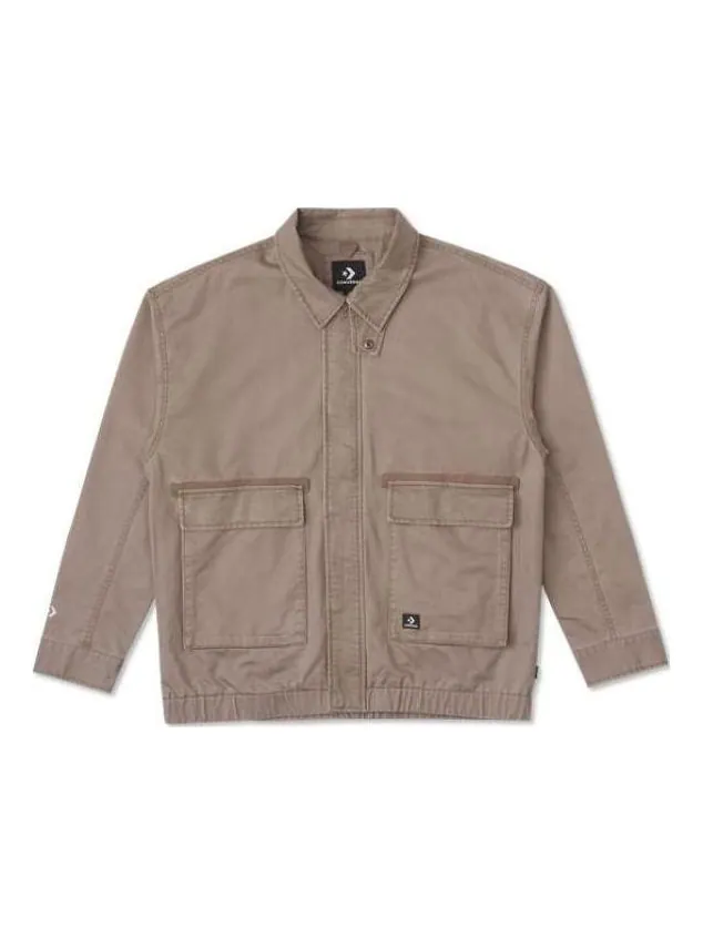 Куртка Converse Transitional Jacket 'Brown' — изображение 1 из 1, коричневый