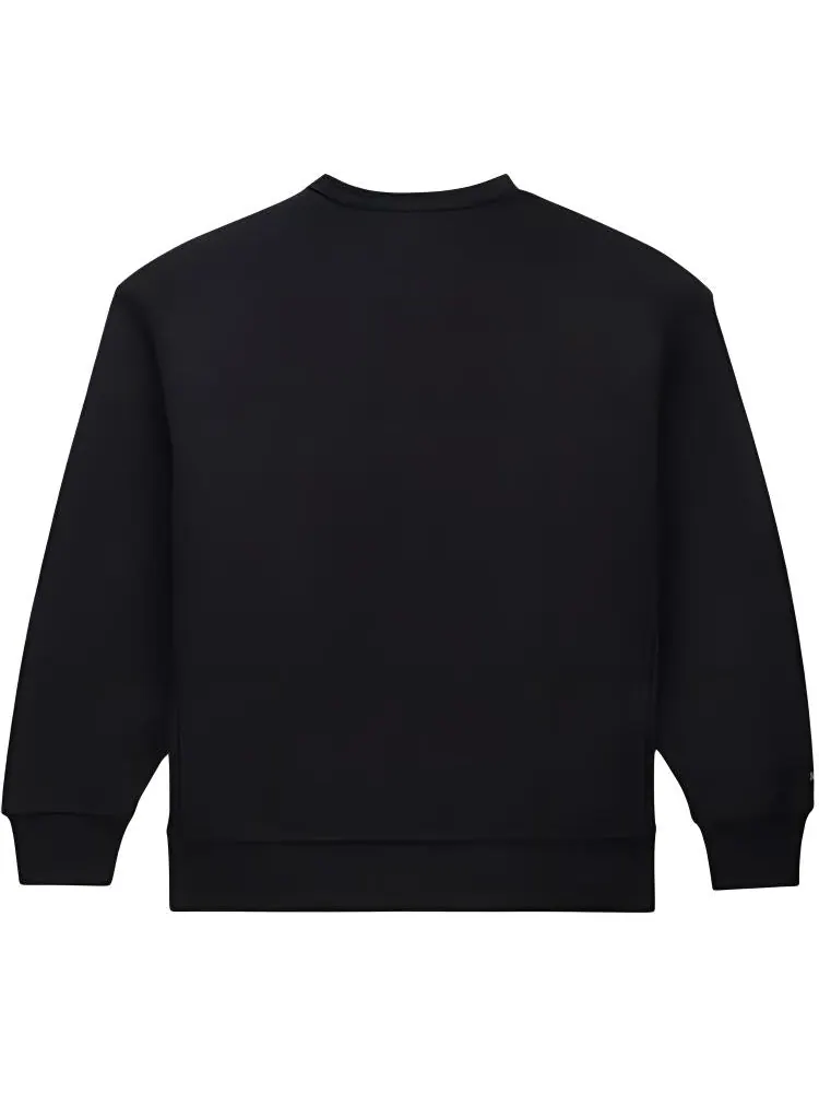 Свитер Converse Gold Standard Crew Neck Sweatshirt with Swarovski Crystals 'Black' — изображение 2 из 2, черный