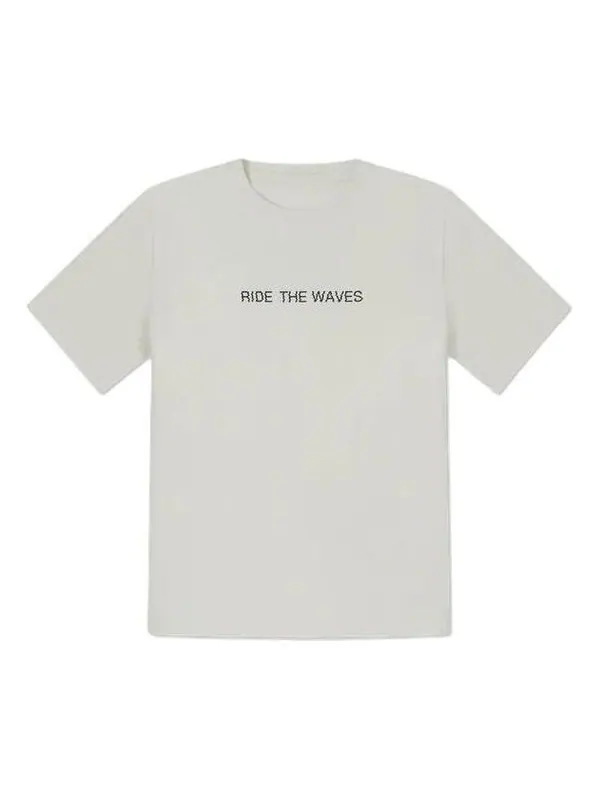 Футболка summer verbiage t-shirt 'light grey' Converse — изображение 1 из 2, светлый серый