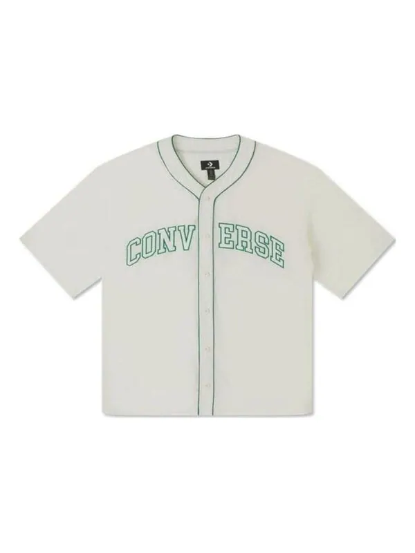Рубашка baseball jersey shirt 'white' Converse — изображение 1 из 4, белый