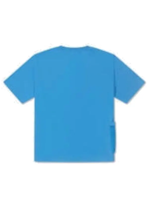 Футболка summer drink pocket t-shirt 'blue' Converse — изображение 2 из 3, синий