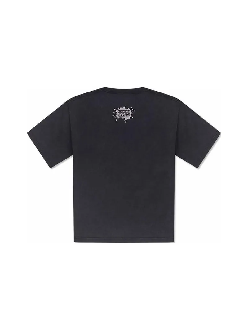 Футболка Converse Summer Drinks T-Shirt 'Black' — изображение 2 из 2, черный