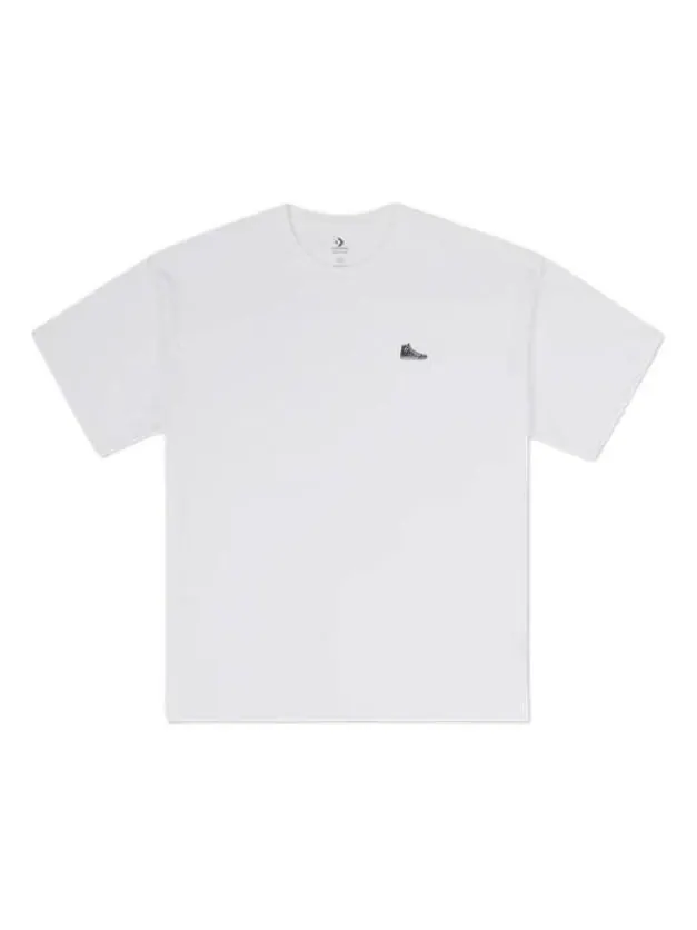 Футболка Converse Loose Sneaker Patch T-Shirt 'White' — изображение 1 из 2, белый