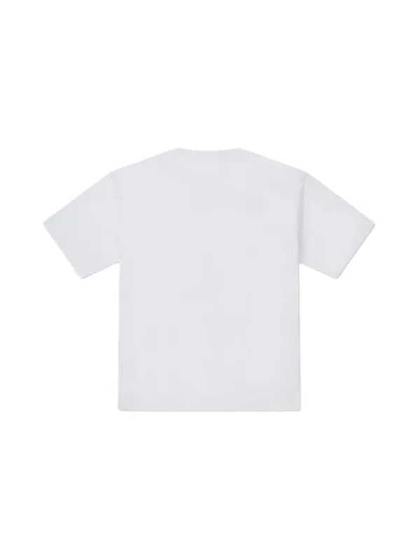 Футболка smiley short sleeve t-shirt 'white' Converse — изображение 2 из 2, белый