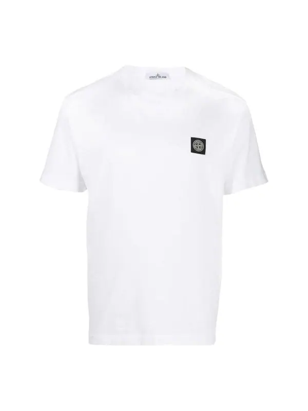 Футболка patch t-shirt 'white' Stone Island — изображение 1 из 4, белый