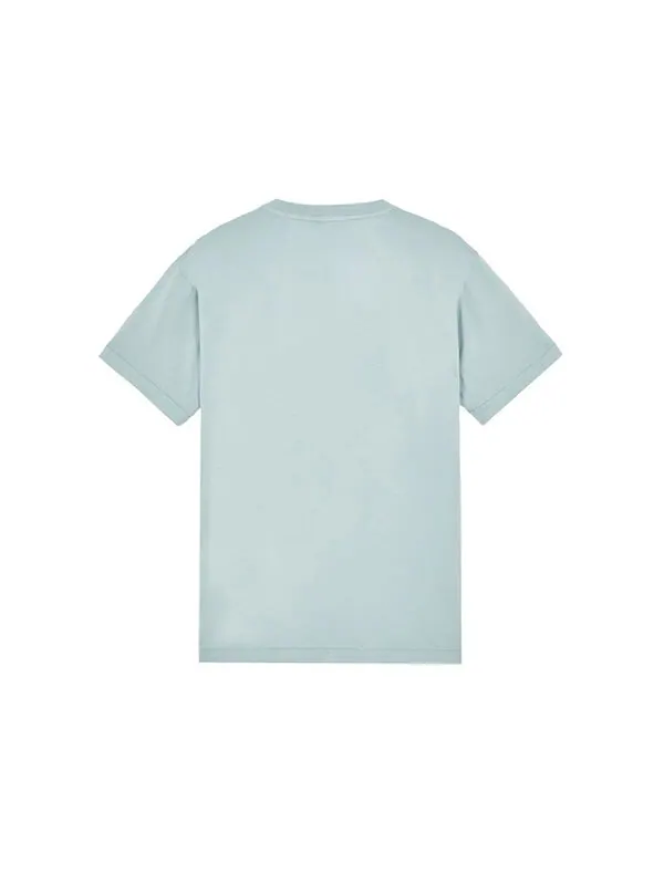 Футболка compass patch logo t-shirt 'sky blue' Stone Island — изображение 2 из 2, синий