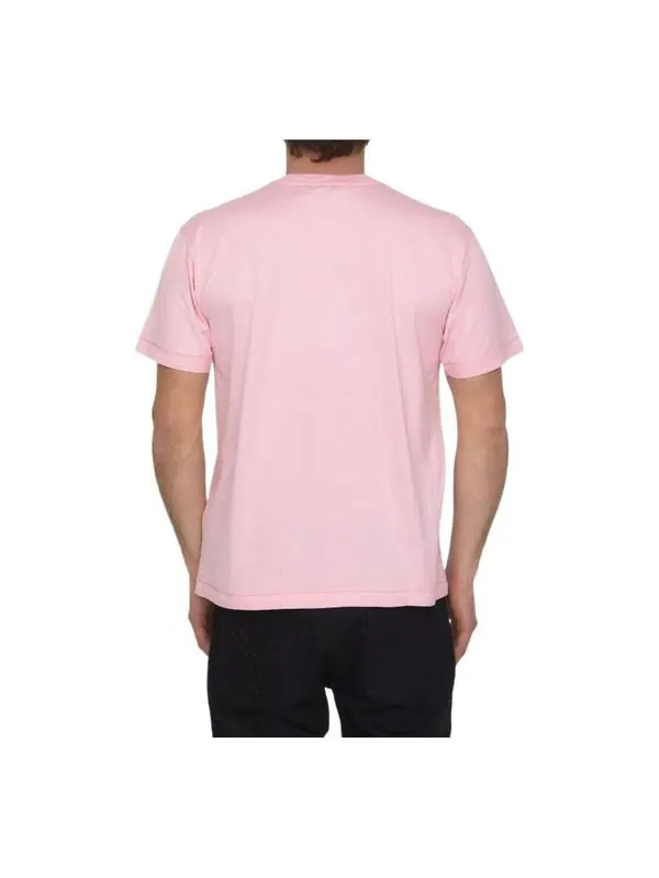 Футболка patch t-shirt 'pink' Stone Island — изображение 2 из 3, розовый