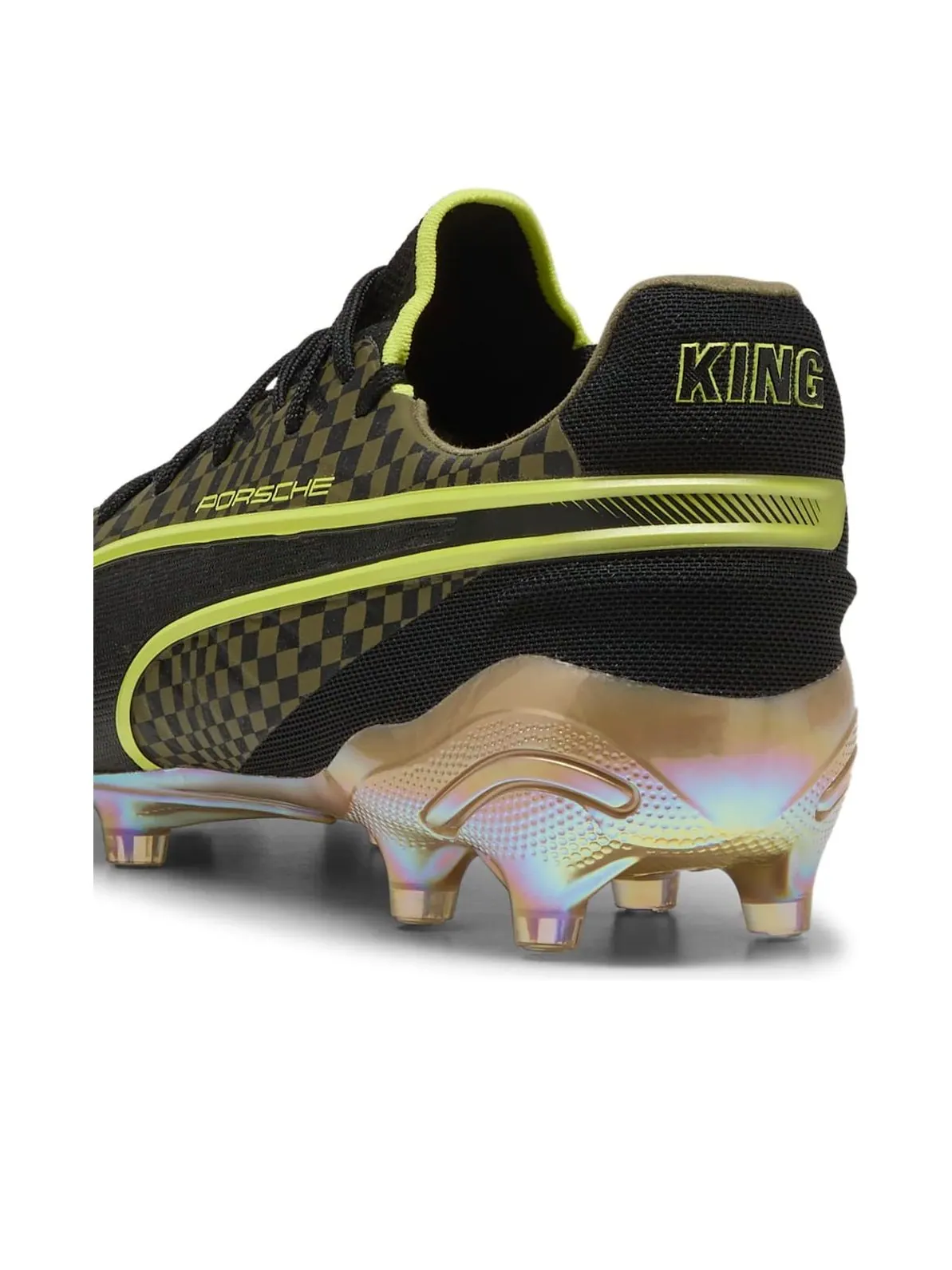 Кроссовки Puma King x Porsche Ultimate FG/AG LE 'Olive Drab' — изображение 4 из 6, оливковый зеленый