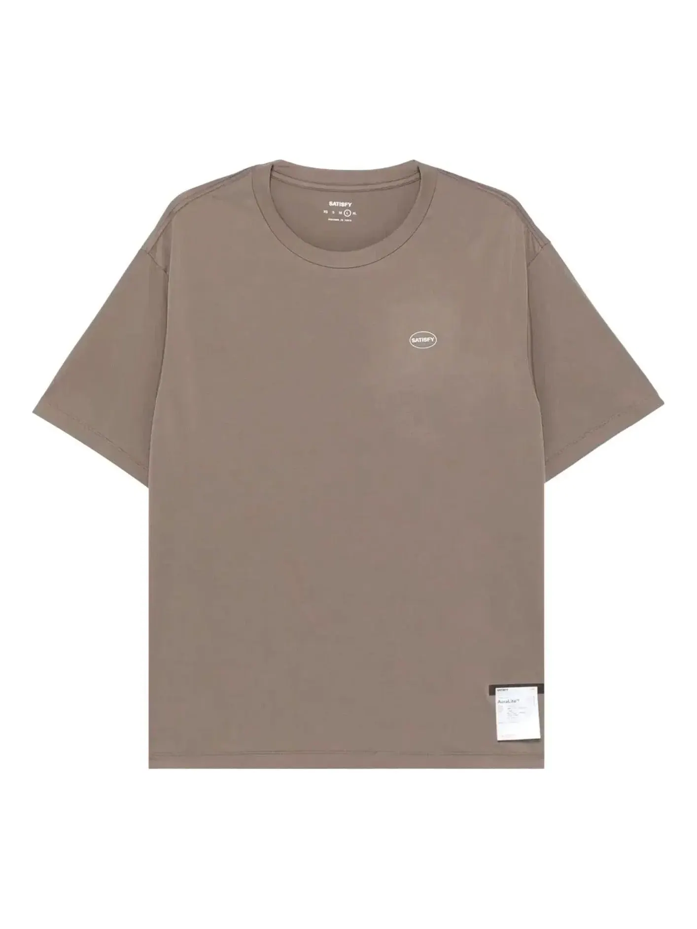 Мужская футболка Satisfy Auralite T-Shirt Pigment Falcon — коричневый