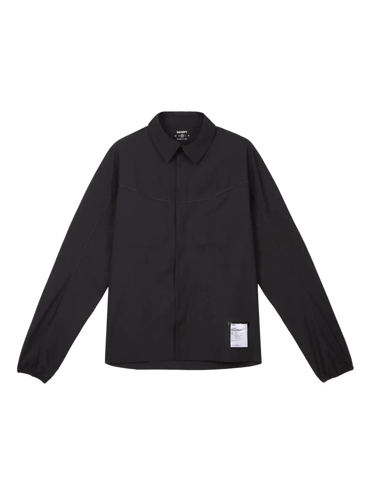 Мужская футболка с длинным рукавом PeaceShell River Shirts Satisfy — изображение 1 из 2, черный