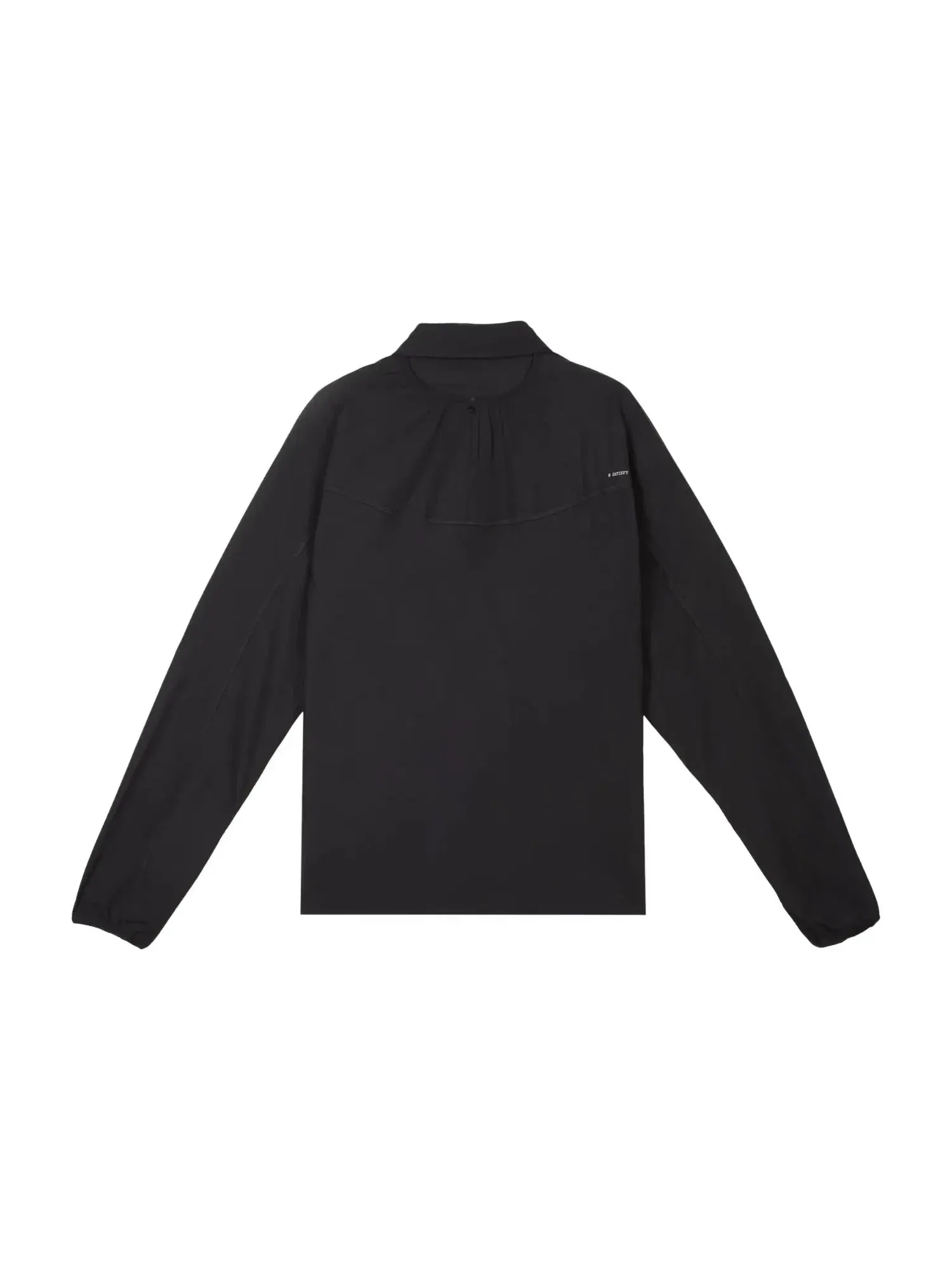 Мужская футболка с длинным рукавом PeaceShell River Shirts Satisfy — изображение 2 из 2, черный