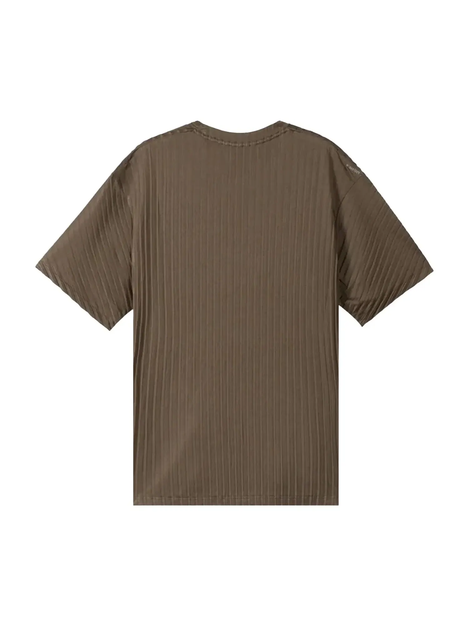 Мужская футболка с плиссировкой Satisfy Auralite Pleated T-Shirt — изображение 2 из 2, коричневый