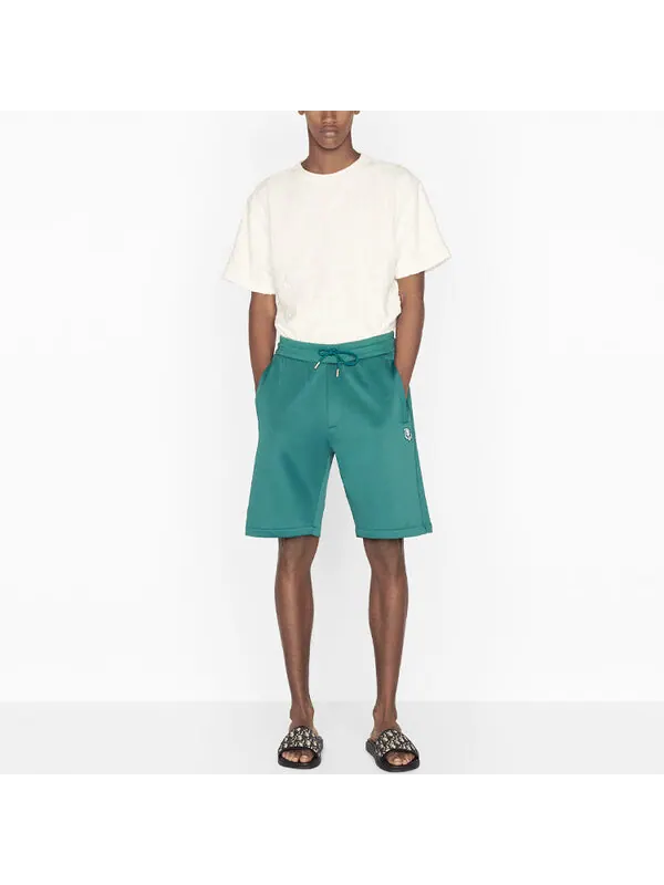 Футболка ss21 oblique print cotton terry loose for men purple Dior — изображение 3 из 4, белый
